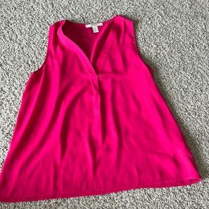 Pink blouse size XL EUC v neck trendy forever 21